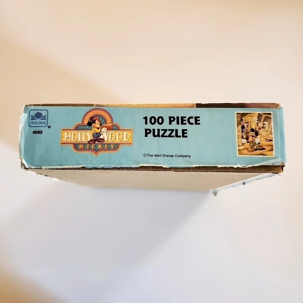 Golden Hollywood Mickey Vintage 100 Piece Puzzle #4095